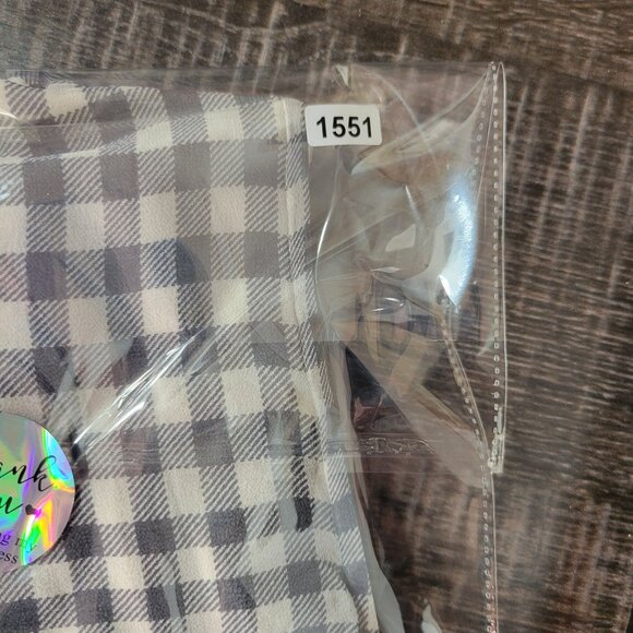 JCrew Women Silk Gingham Popover Top 6 Black White Check Sleeveless Quiet Luxury - Picture 12 of 12